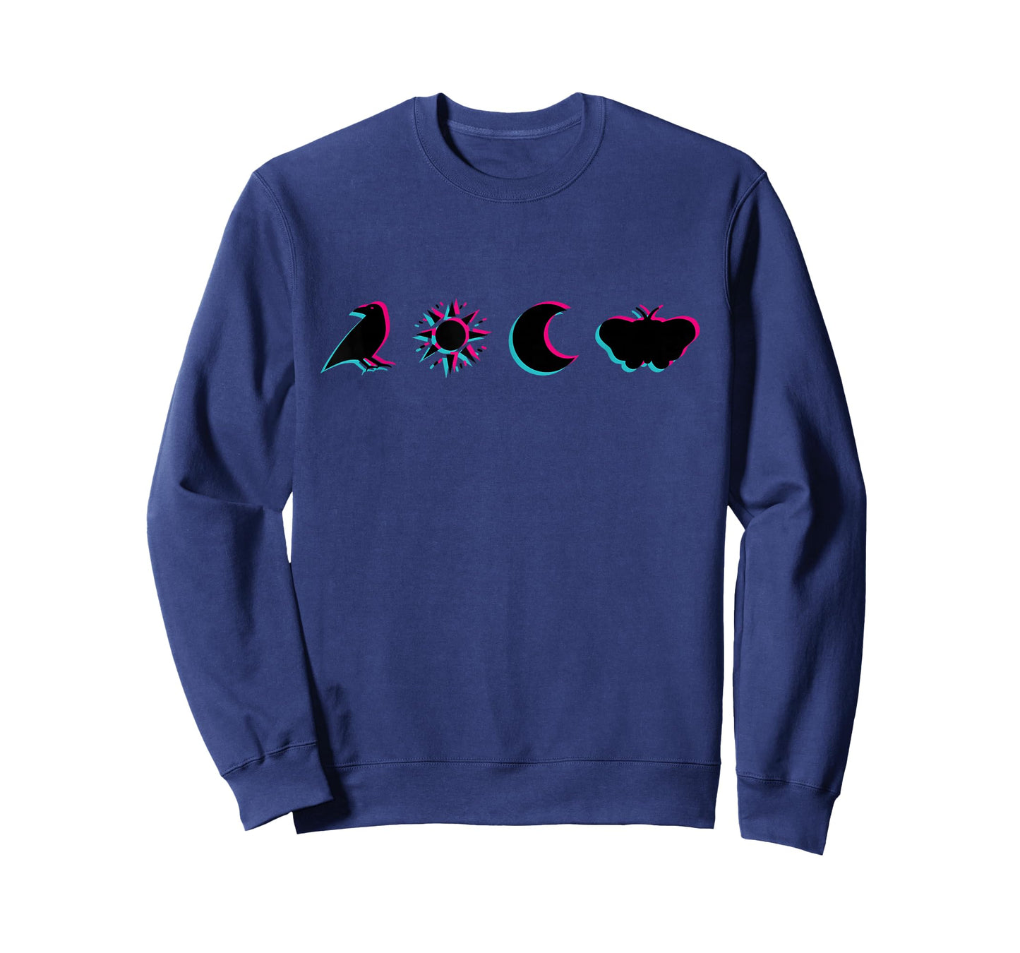 Lost Records: Bloom & Rage - Raven Sun Moon Moth T-Shirt