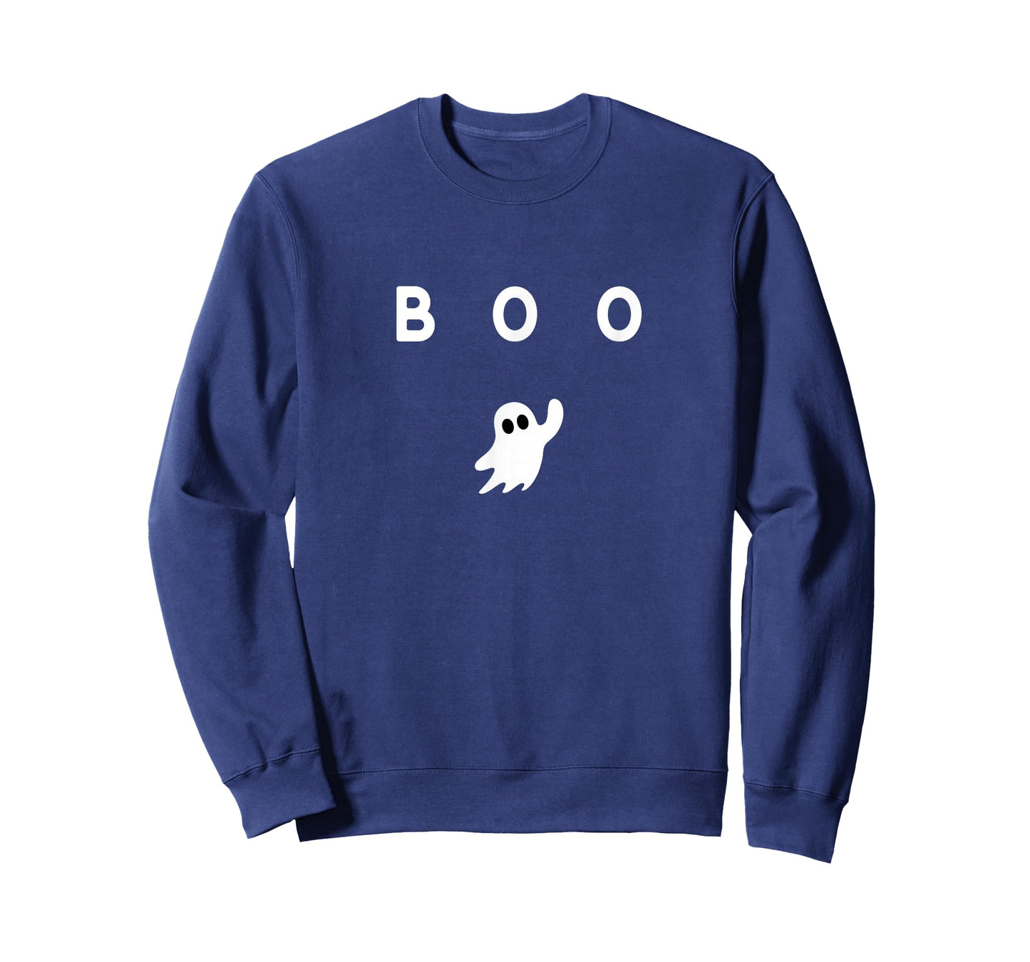 Boo Ghost Halloween Subtle Minimal Fall Funny Trick Treat T-Shirt