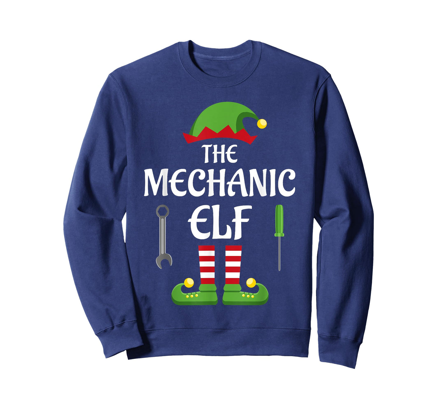 Mechanic Elf Family Matching Group Christmas T-Shirt