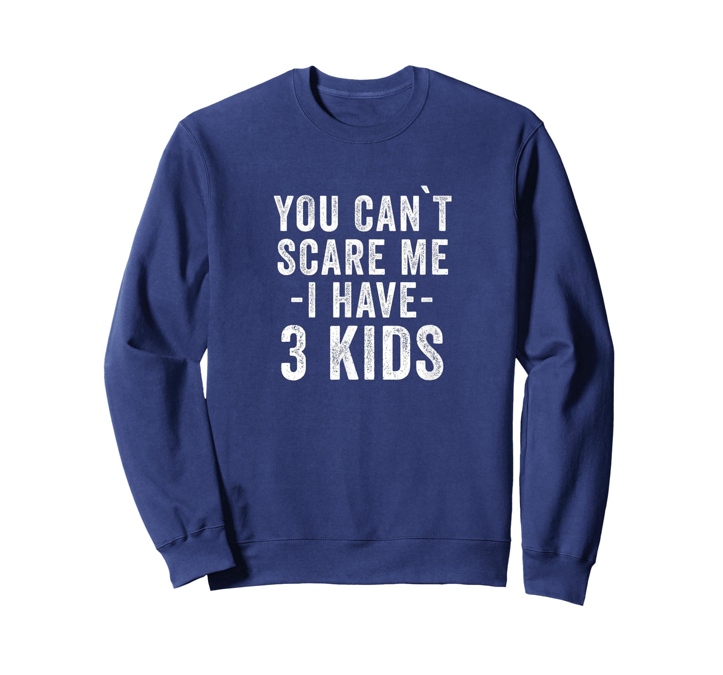 3 Kids - Mom of Three Dad of 3 Children Funny Parents T-Shirt