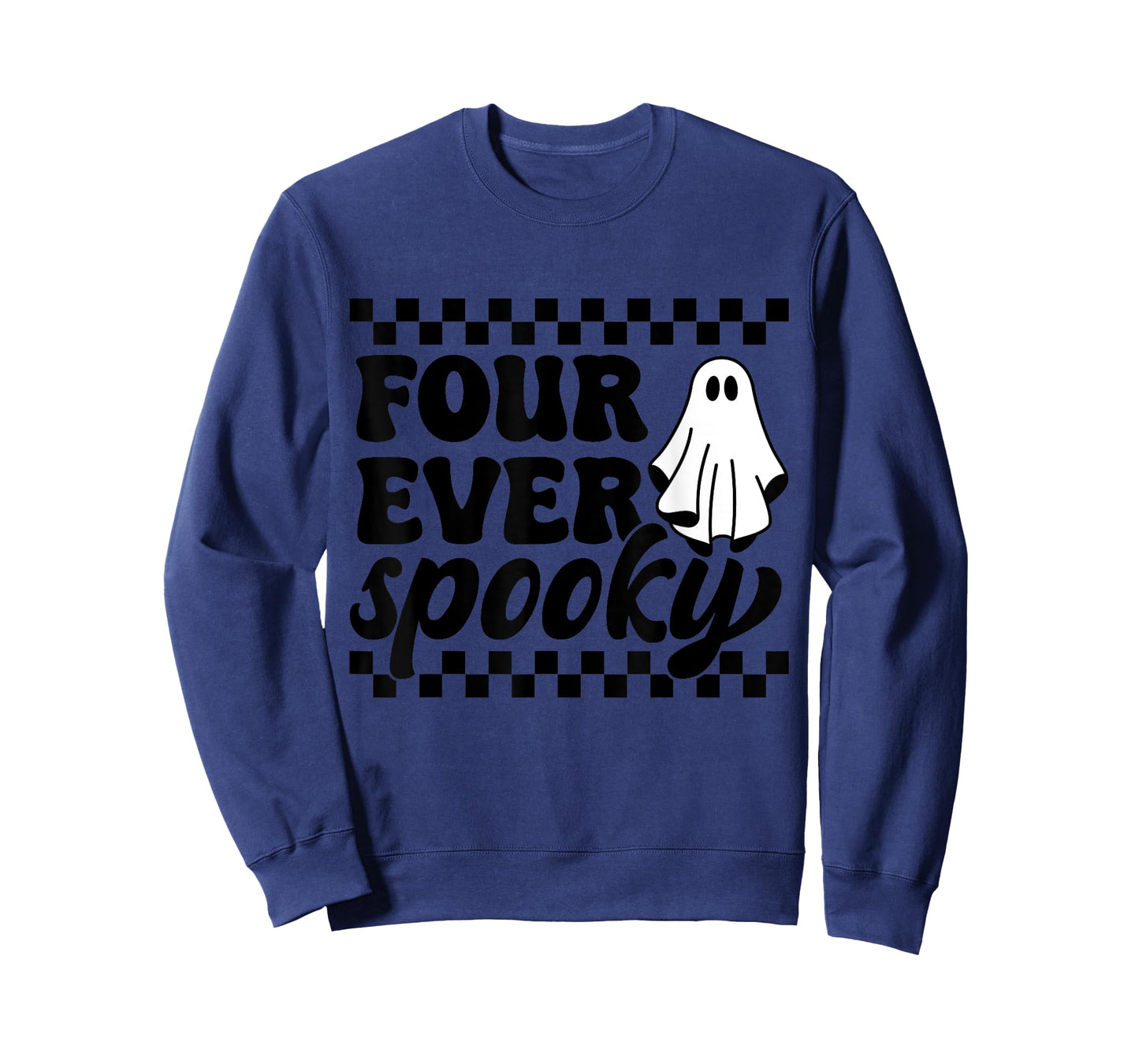 4th Fourth Birthday Four Year Old Halloween Four Ever Spooky T-Shirt