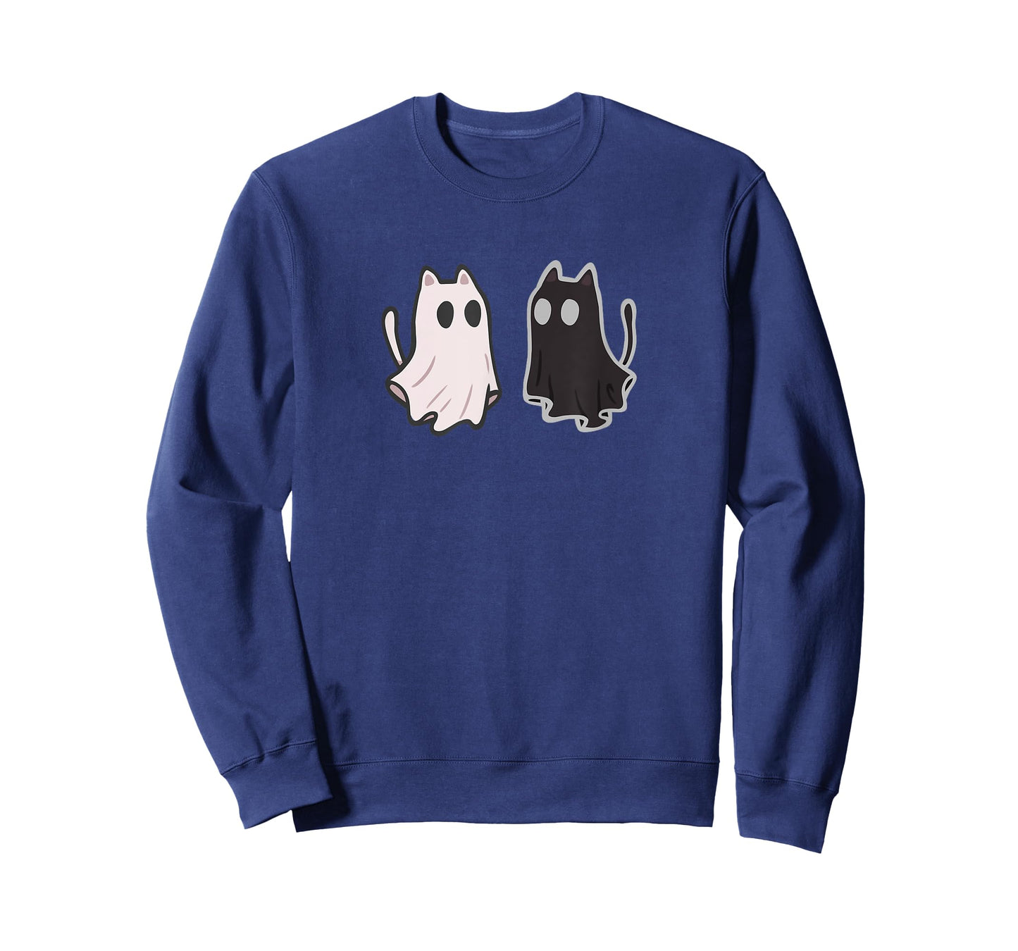 Flowing Little Cute Ghost Cats T-Shirt