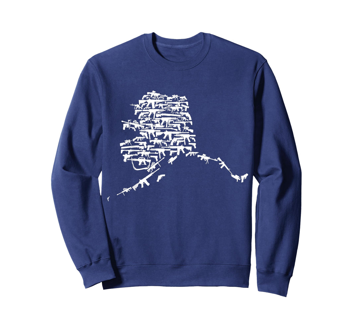 State of Alaska made up of Guns 2nd Amendment T-Shirt
