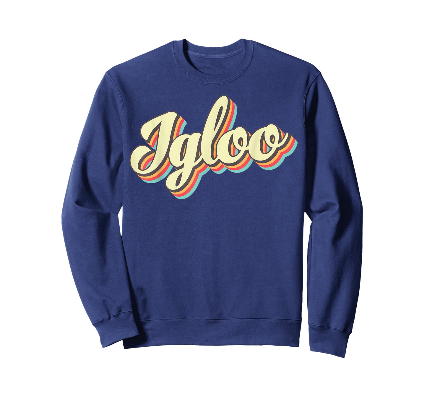 Igloo TShirt Retro Art Baseball Font Vintage T-Shirt