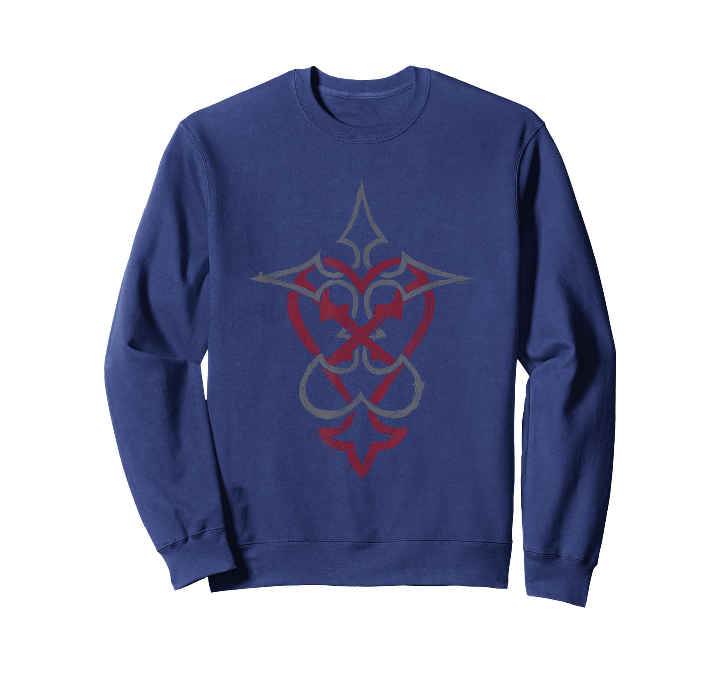 Disney Kingdom Hearts Mixed Crossed Key Dual Tone Logo T-Shirt