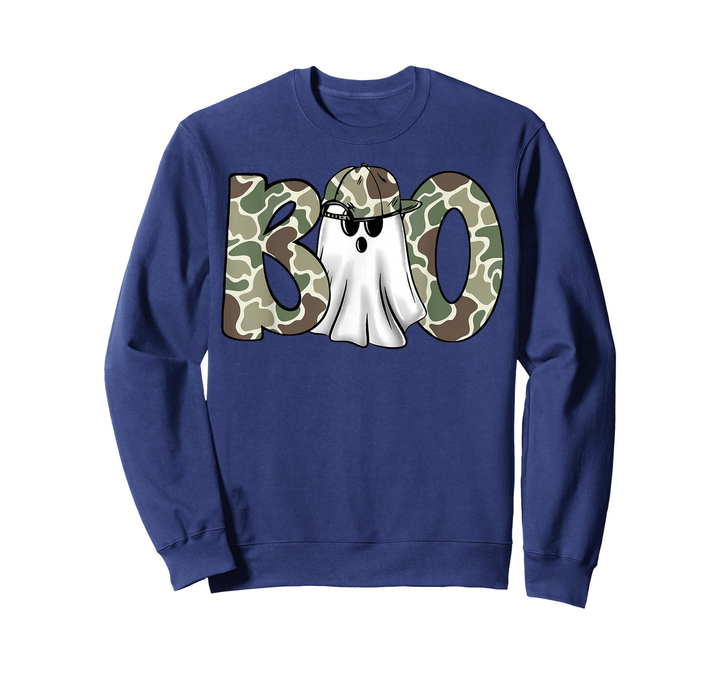 Cute Camo Ghost Boo Halloween Costume for Boys Toddlers T-Shirt