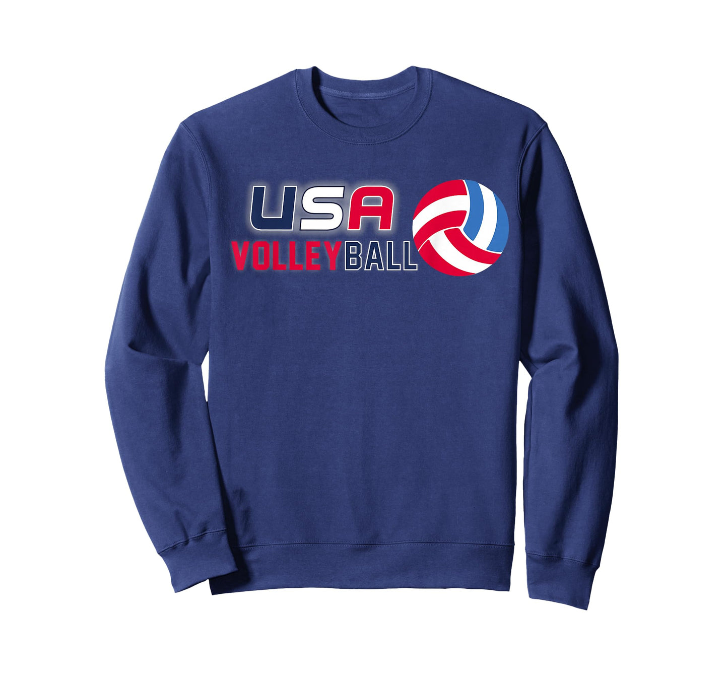USA Flag Volleyball Shirt: Men and Women's Volleyball Tee T-Shirt