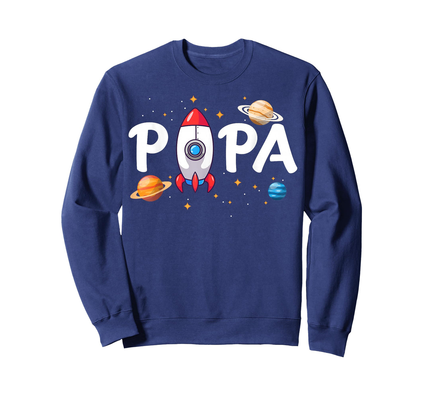 Papa of The Birthday Boy Space Astronaut 1st Birthday Family T-Shirt