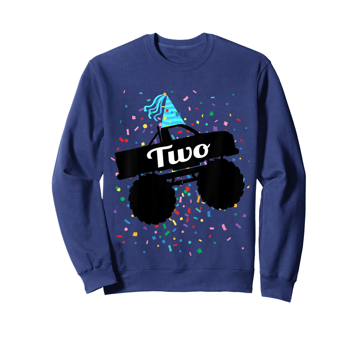 2 Year Old Monster Truck 2nd Birthday Toddler Shirt Gift T-Shirt