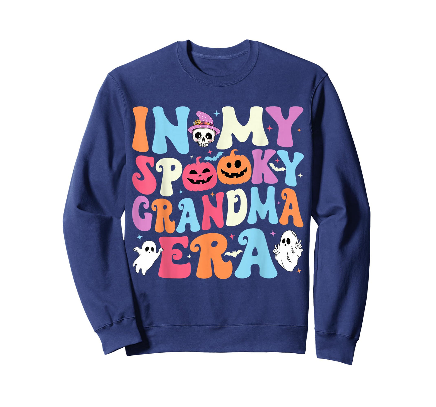 In My Spooky Grandma Era Halloween Groovy Grandma Halloween T-Shirt