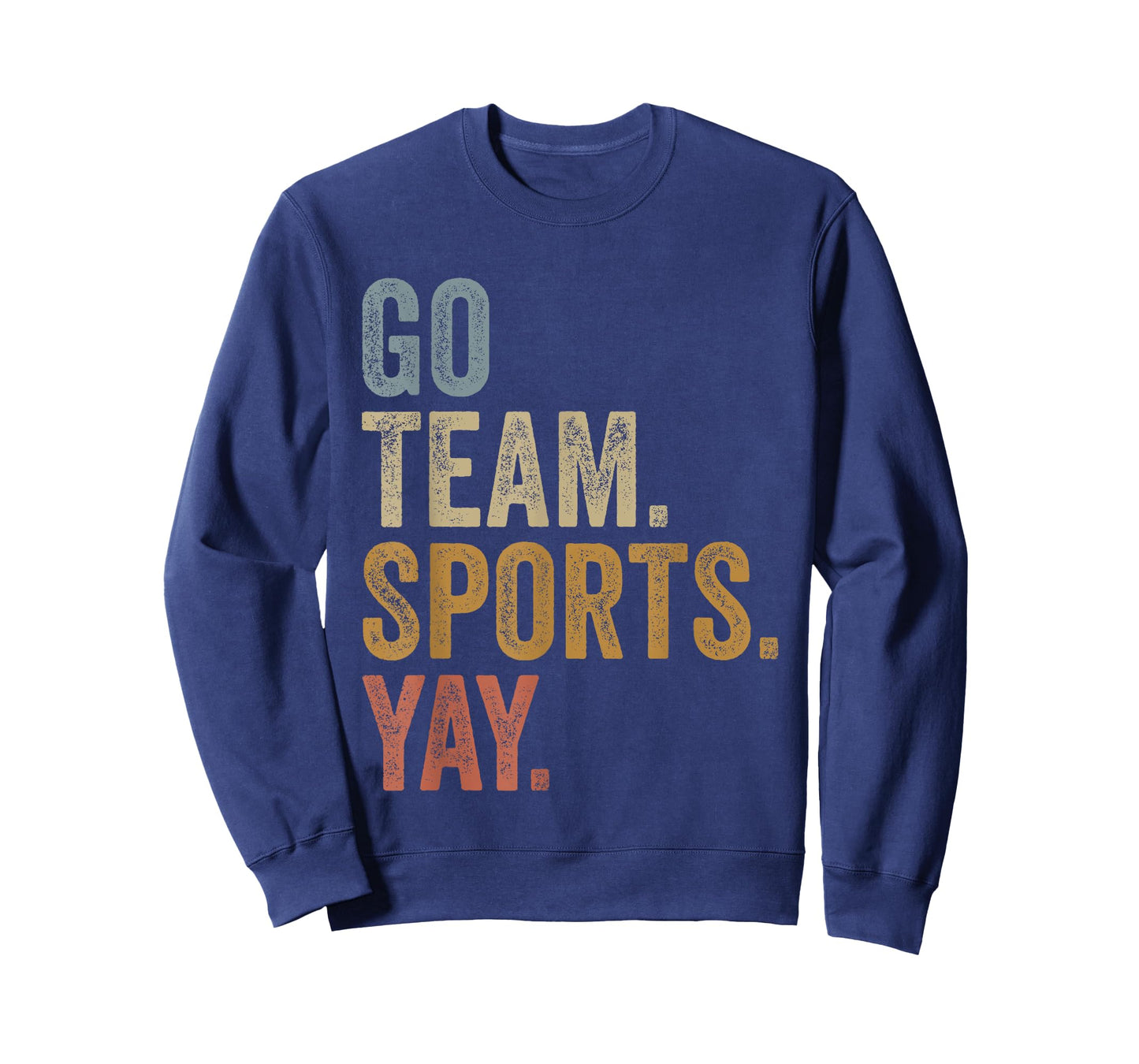 Vintage Go Team Sports Yay Funny Game Day Men Women Kids T-Shirt