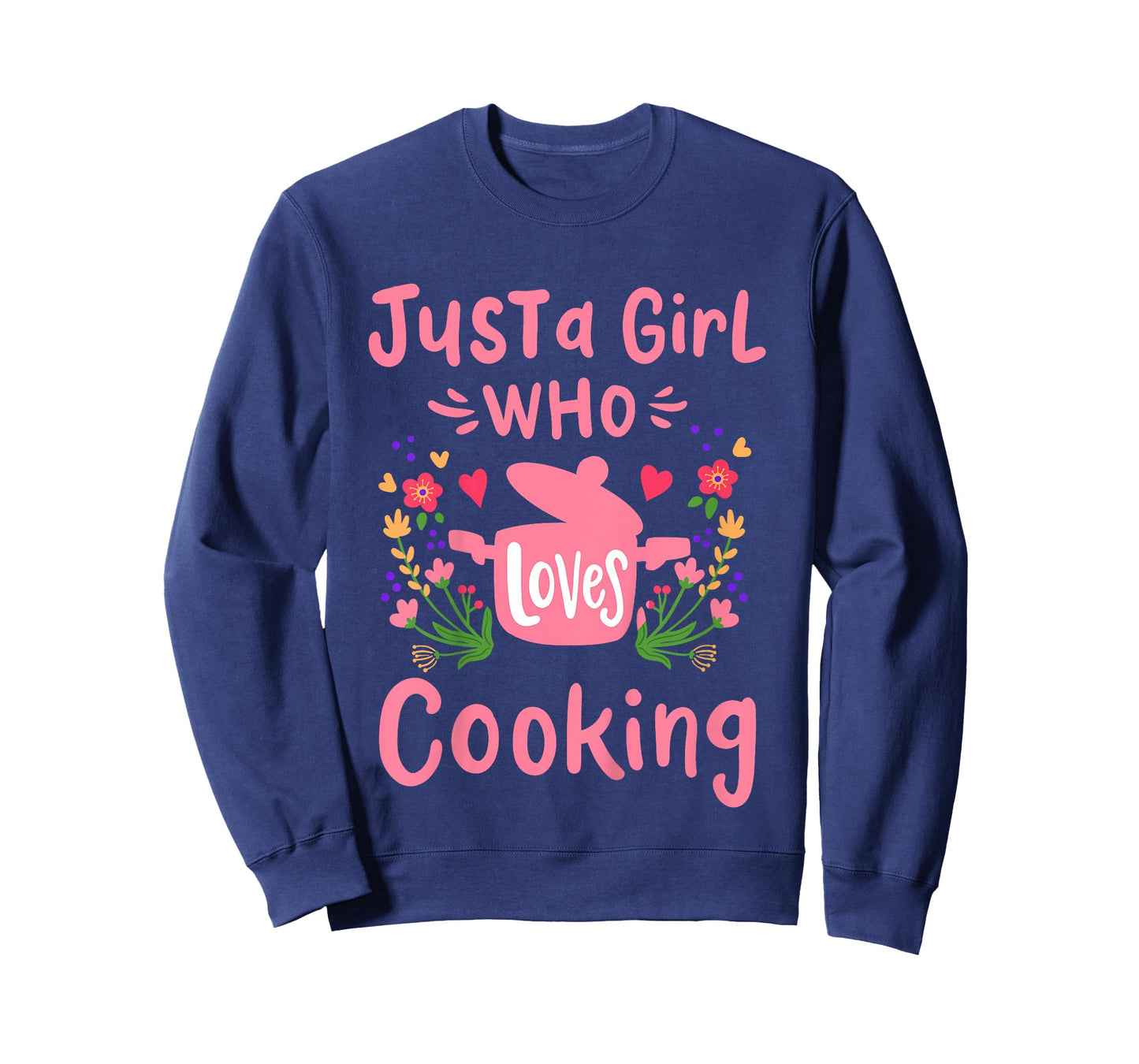 Kids Cook Chef Just A Girl Who Loves Cooking Gift T-Shirt
