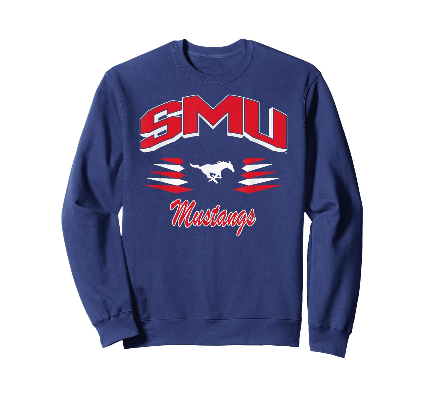 SMU Mustangs Retro Diamond Blue Officially Licensed T-Shirt