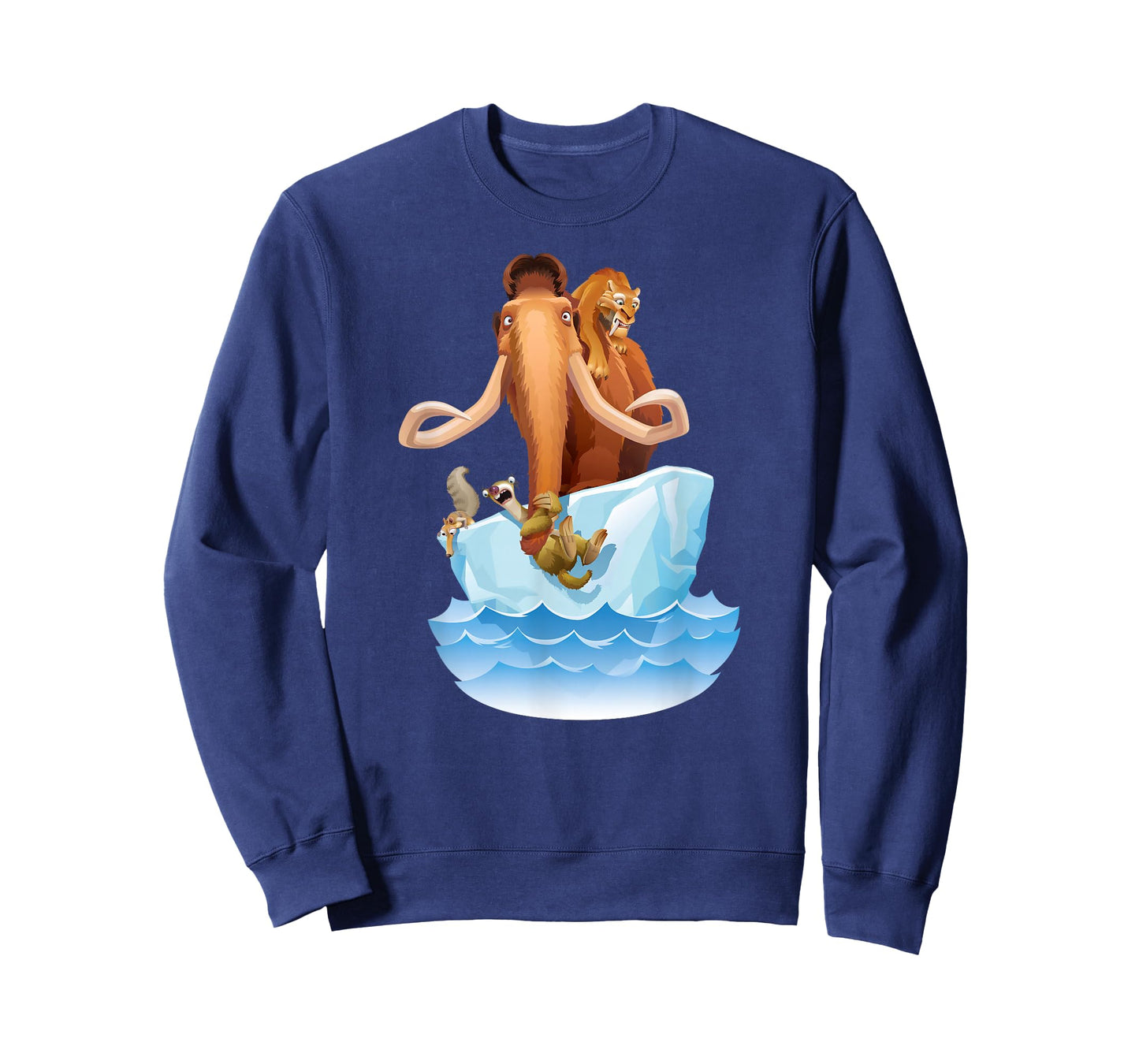 Ice Age Manfred Diego Sid and Scrat on Iceberg T-Shirt