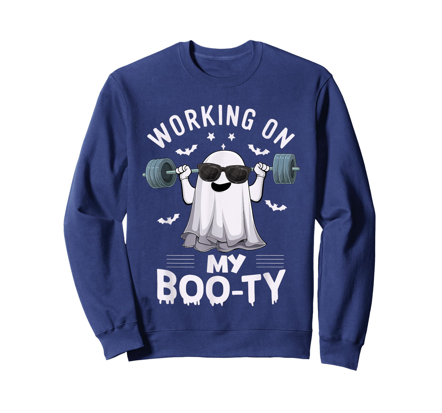 Working on my boo-ty ghost Fitness Weight Lifting Halloween T-Shirt