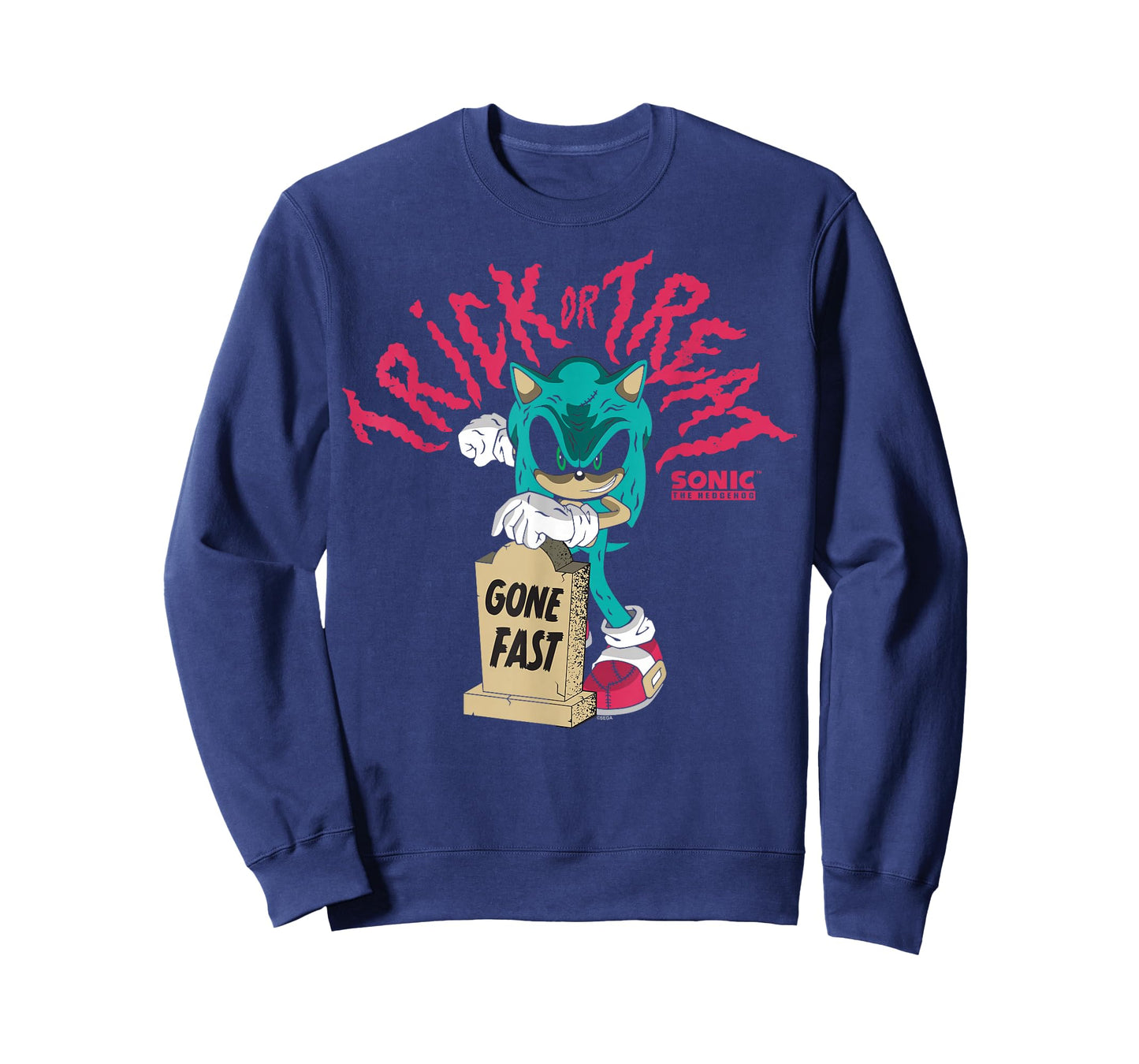 Sonic The Hedgehog Halloween Gone Fast Creepy Zombie Sonic T-Shirt