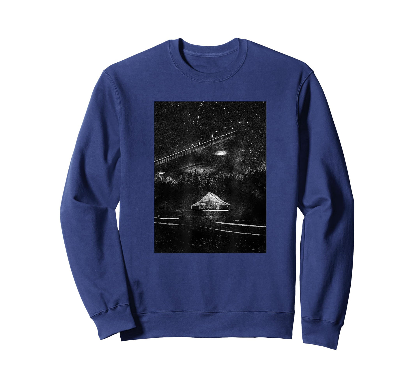 UFO Art - TR3B Triangle Spacecraft, Visiting Alien T-Shirt