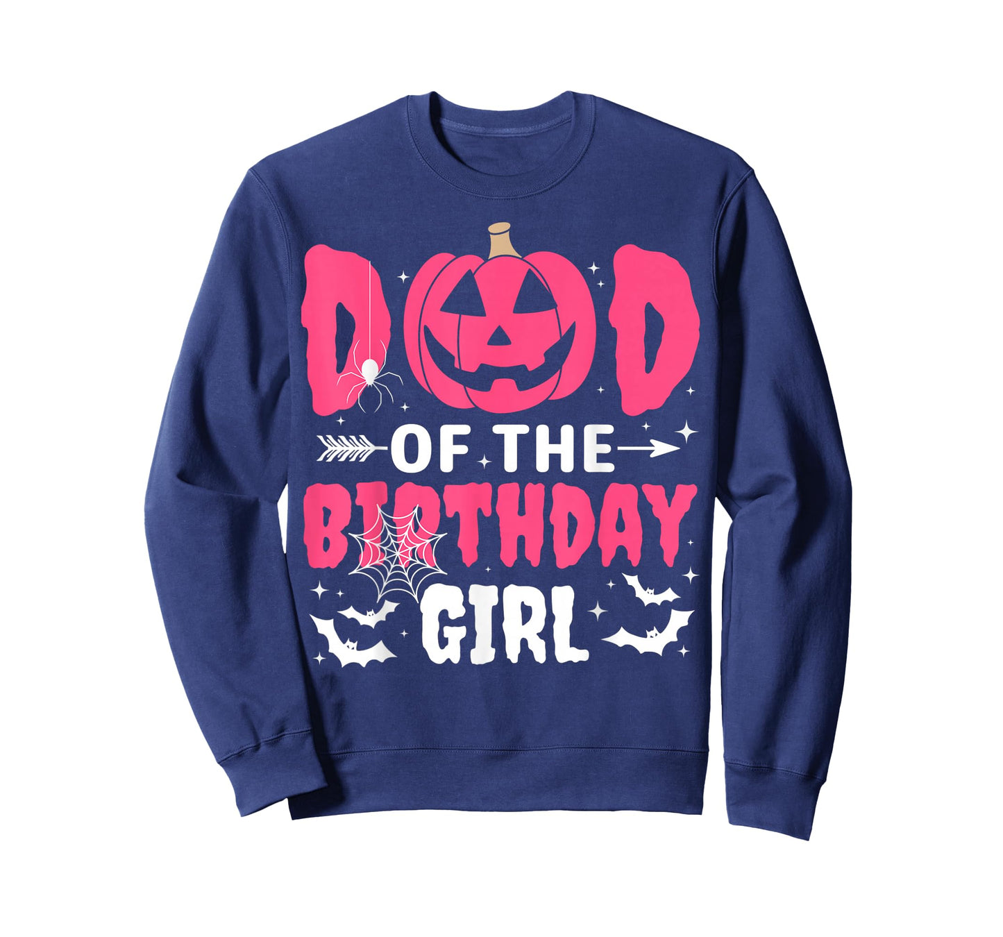 Dad Of The Birthday Girl Halloween Costume Spooky Party Fun T-Shirt