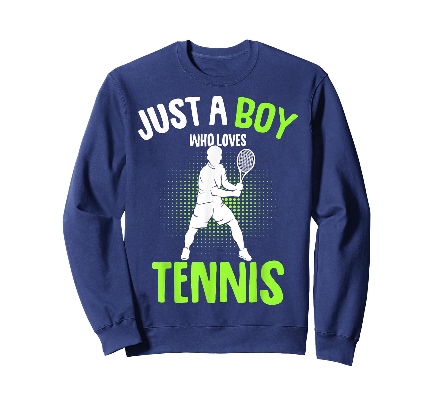 Just a Boy who Loves Tennis Player Boys Kids T-Shirt