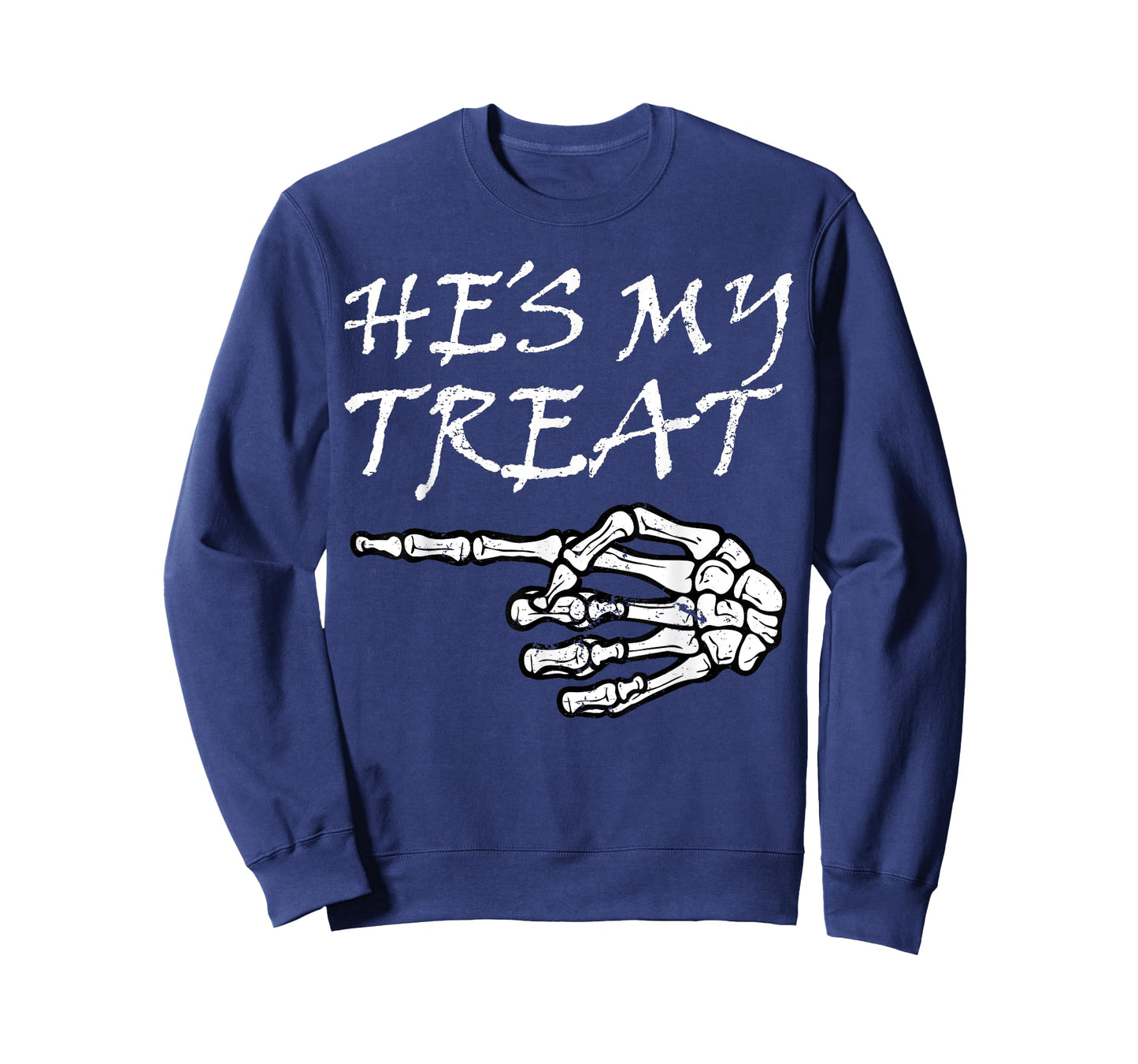 Hes My Treat Skeleton Halloween Costume Matching Couple Hers T-Shirt