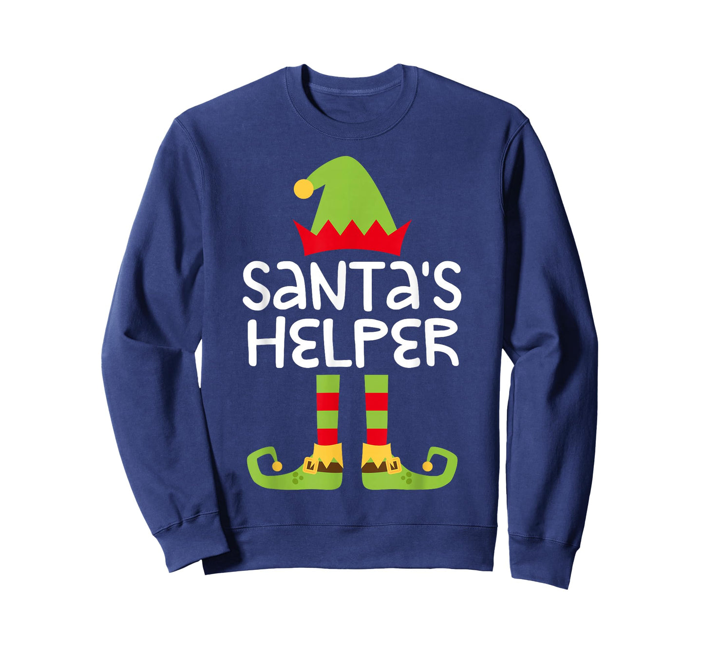 Santa's Helper Shirt Men Women Kids Matching Christmas Elf T-Shirt