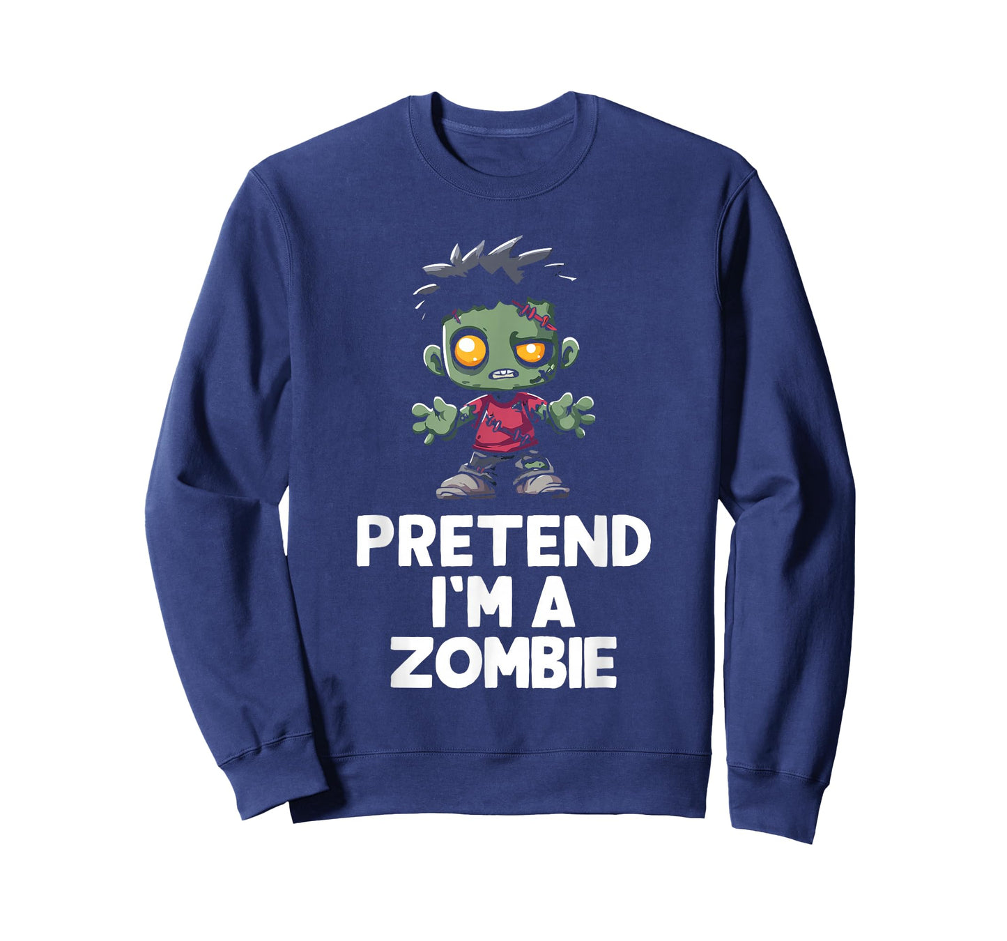 Easy Pretend I'm A Zombie Costume Halloween Funny T-Shirt