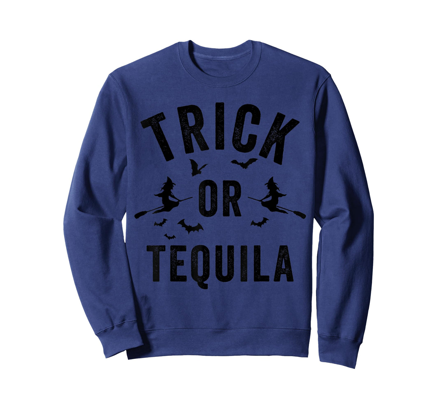 Women Graphic Trick or Tequila Halloween Witch DIY Costume T-Shirt