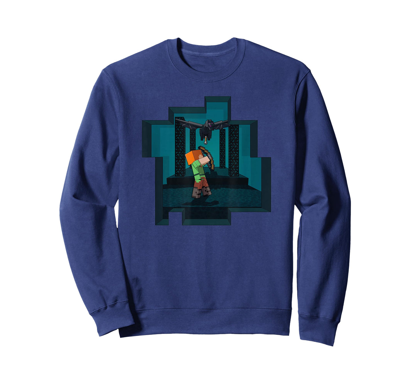 Minecraft Alex And Ender Dragon Endgame T-Shirt