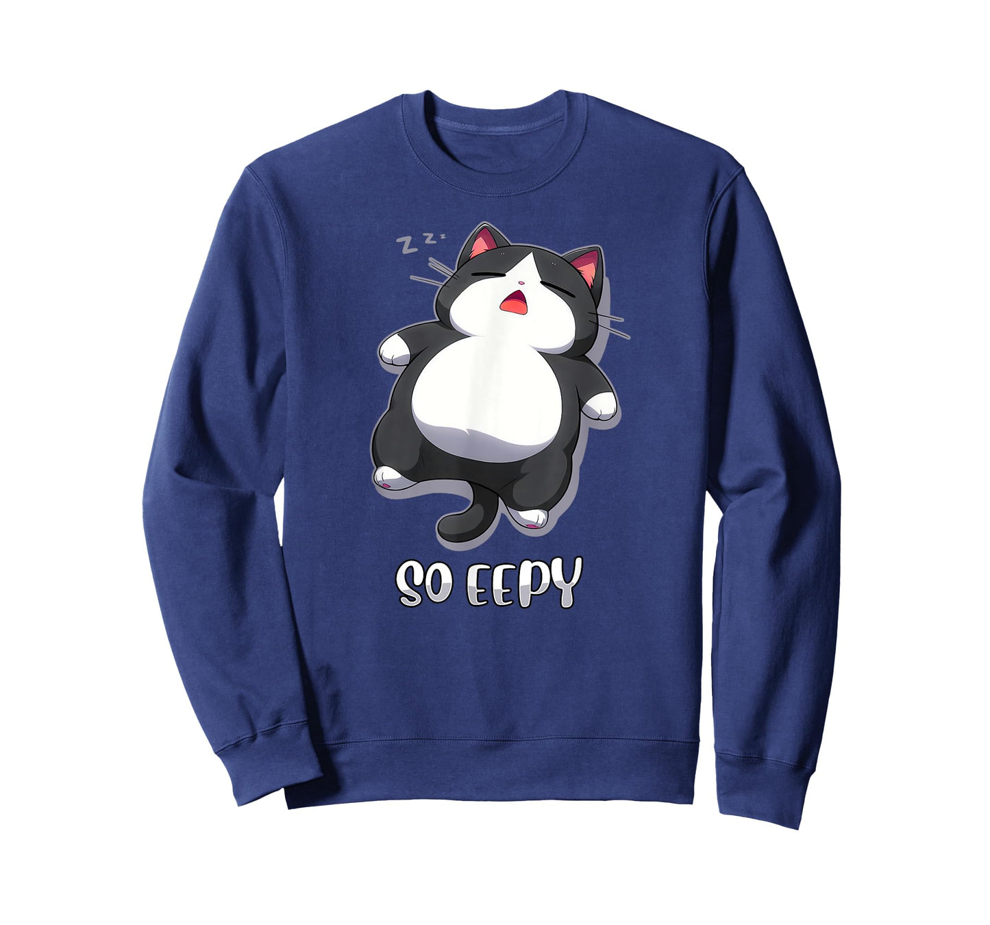 SO EEPY Cat Meme Lazy Cat Anime Kawaii Brainrot Cute Cat T-Shirt