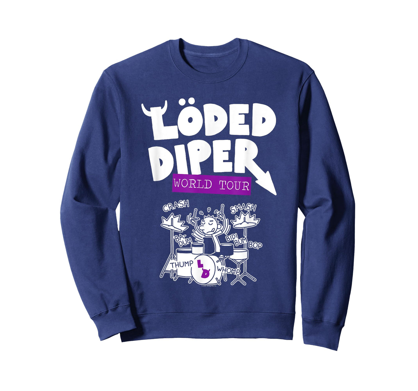 Diary of a Wimpy Kid Loded Diper Band World Tour Funny T-Shirt