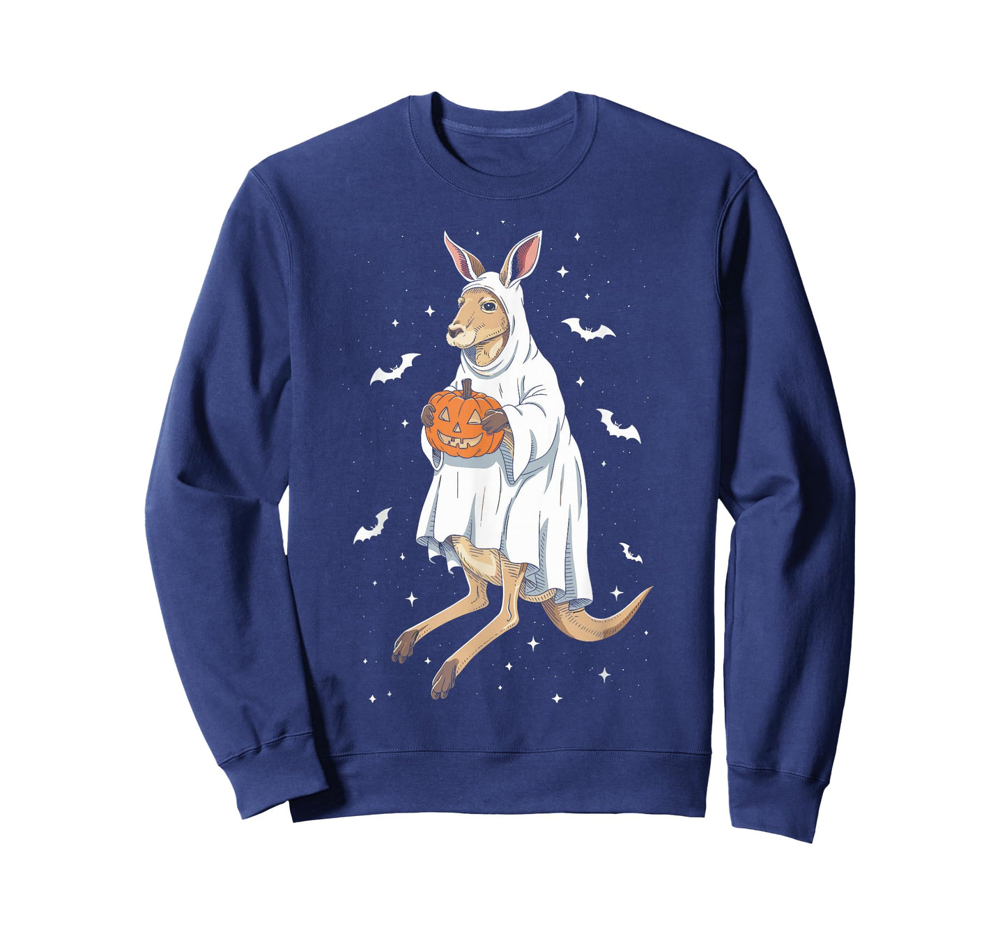 Funny Ghost Kangaroo Lovers Spooky Halloween Costume T-Shirt
