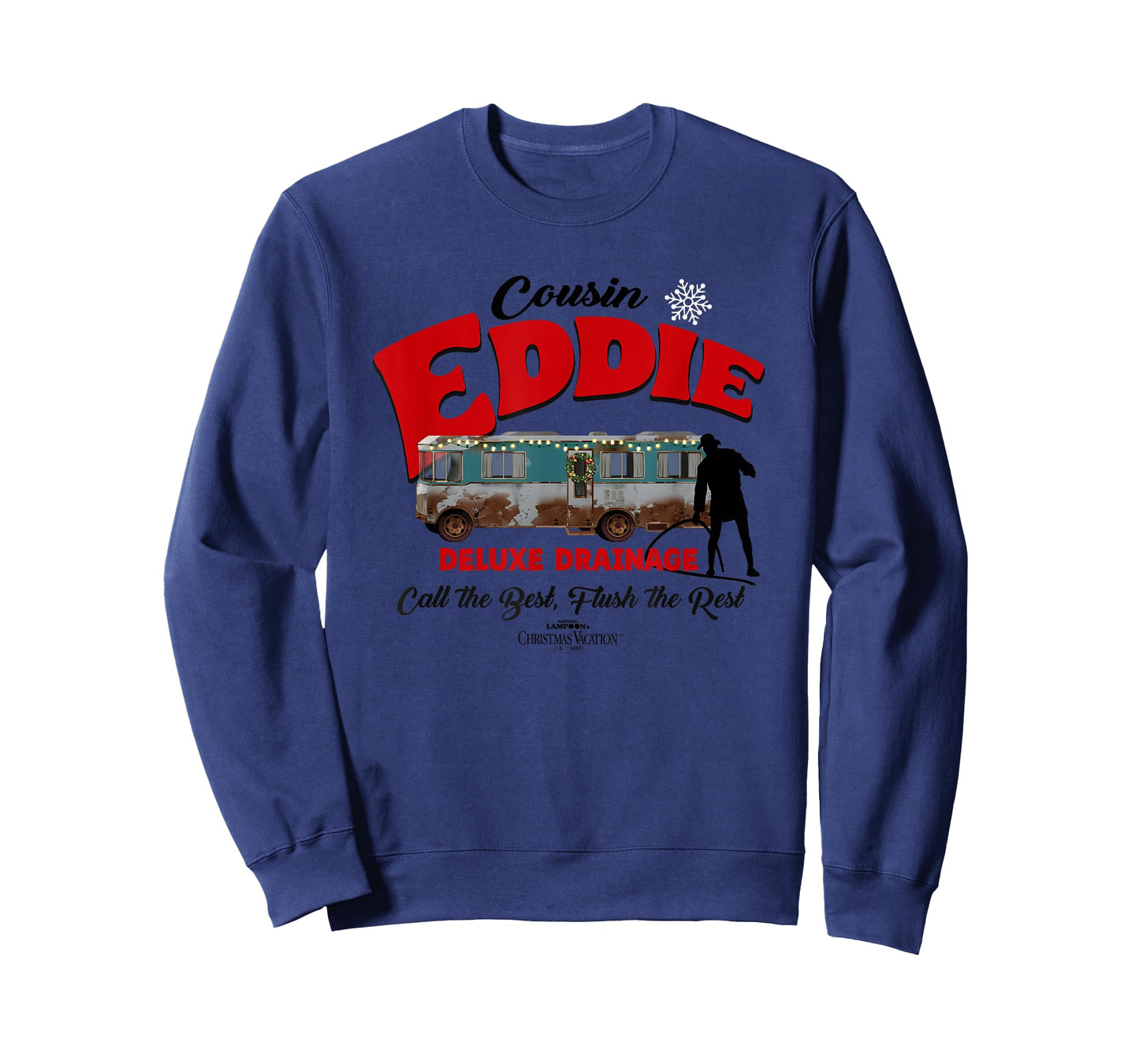 Christmas Vacation Cousin Eddie Deluxe Drainage T-Shirt
