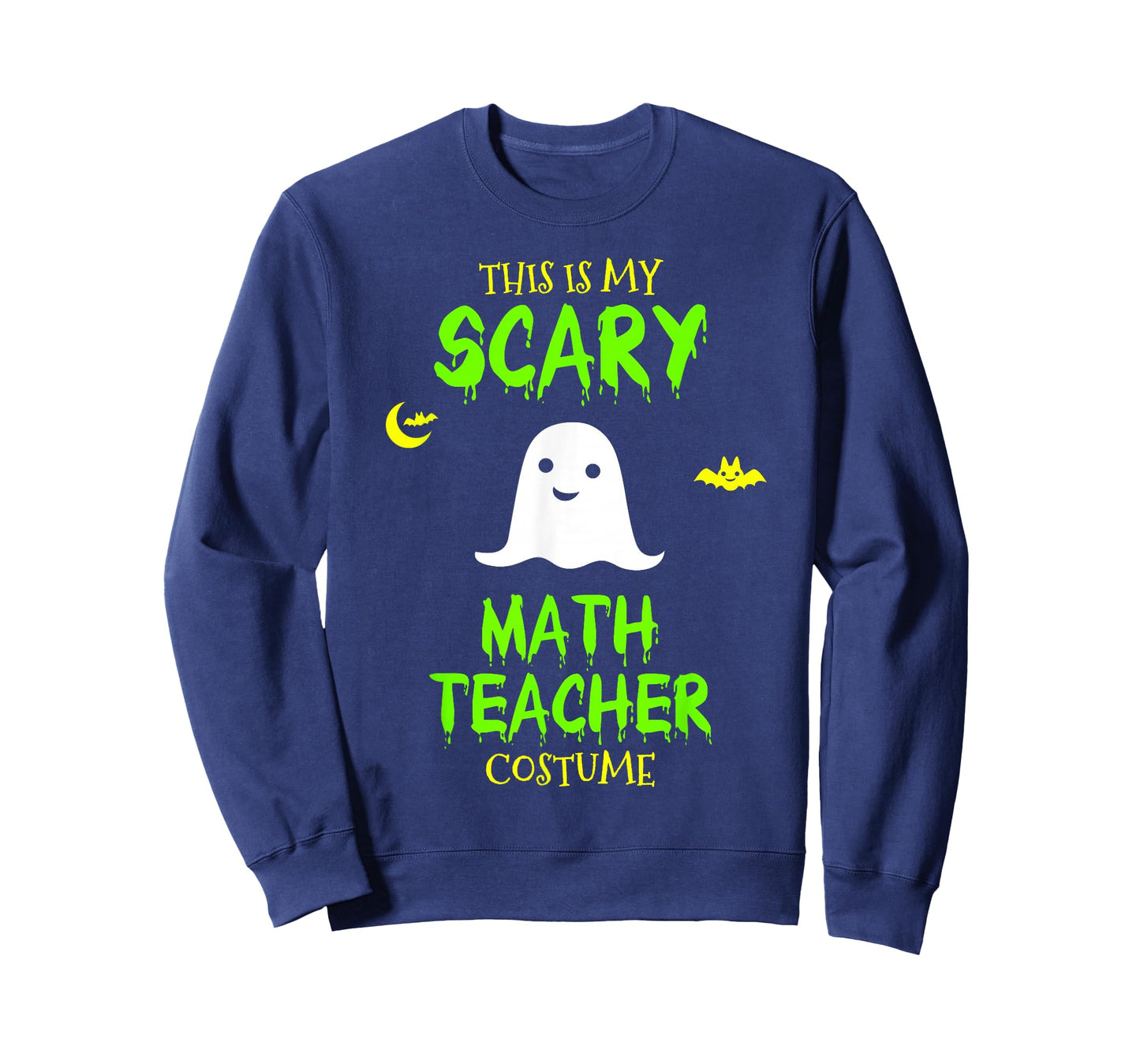 Scary Math Teacher Costume Halloween Lazy Easy Christmas T-Shirt
