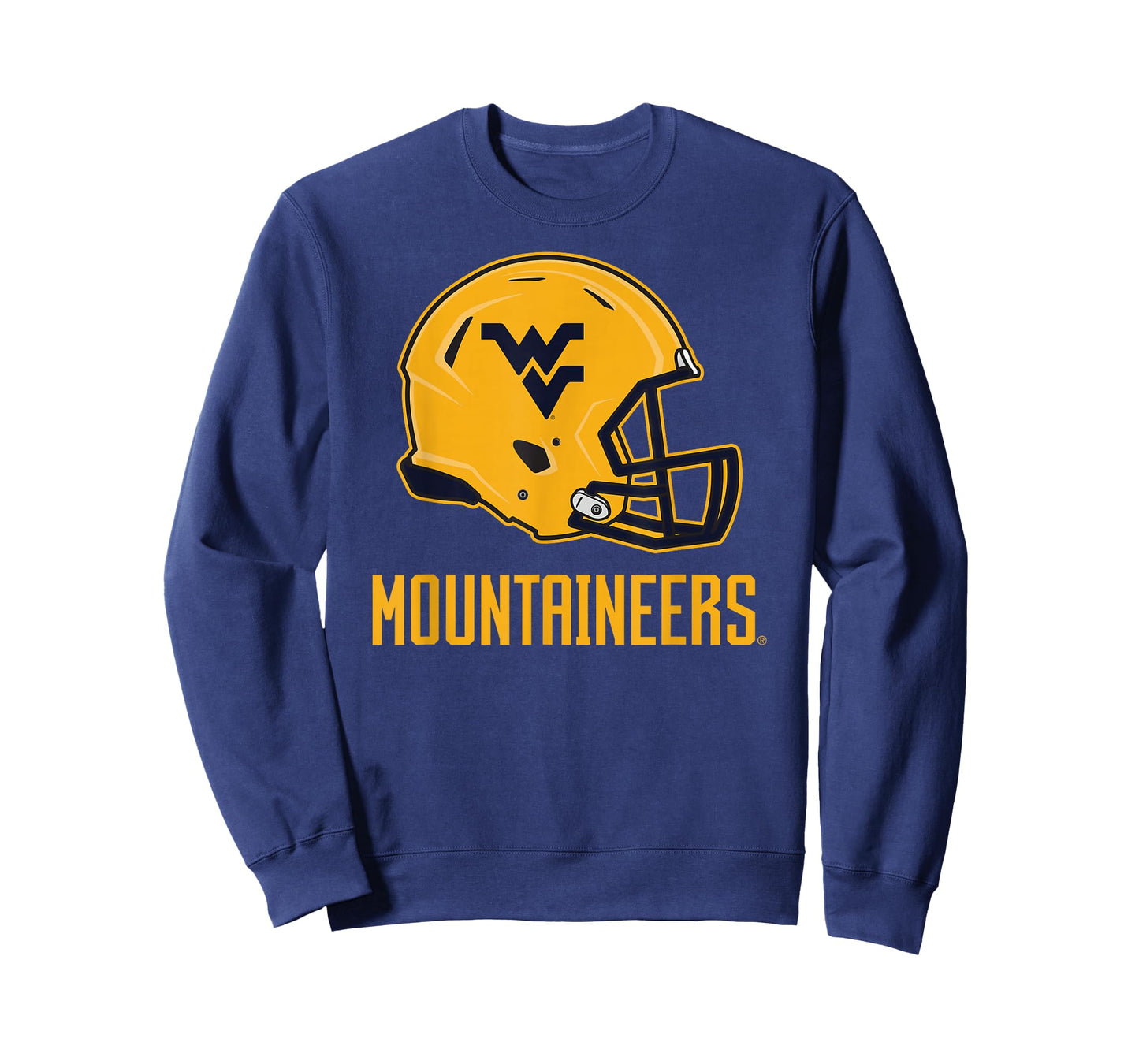 West Virginia Mountaineers WVU Football Helmet Logo T-Shirt
