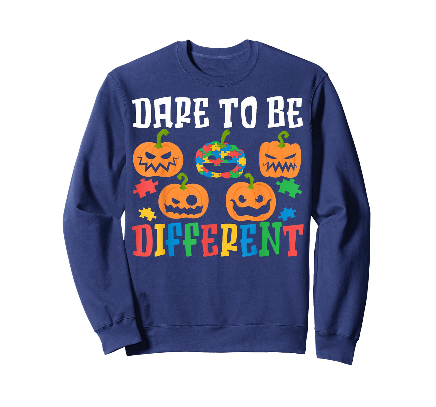 Autism Halloween Puzzle Trick Or Treat Autism Awareness T-Shirt