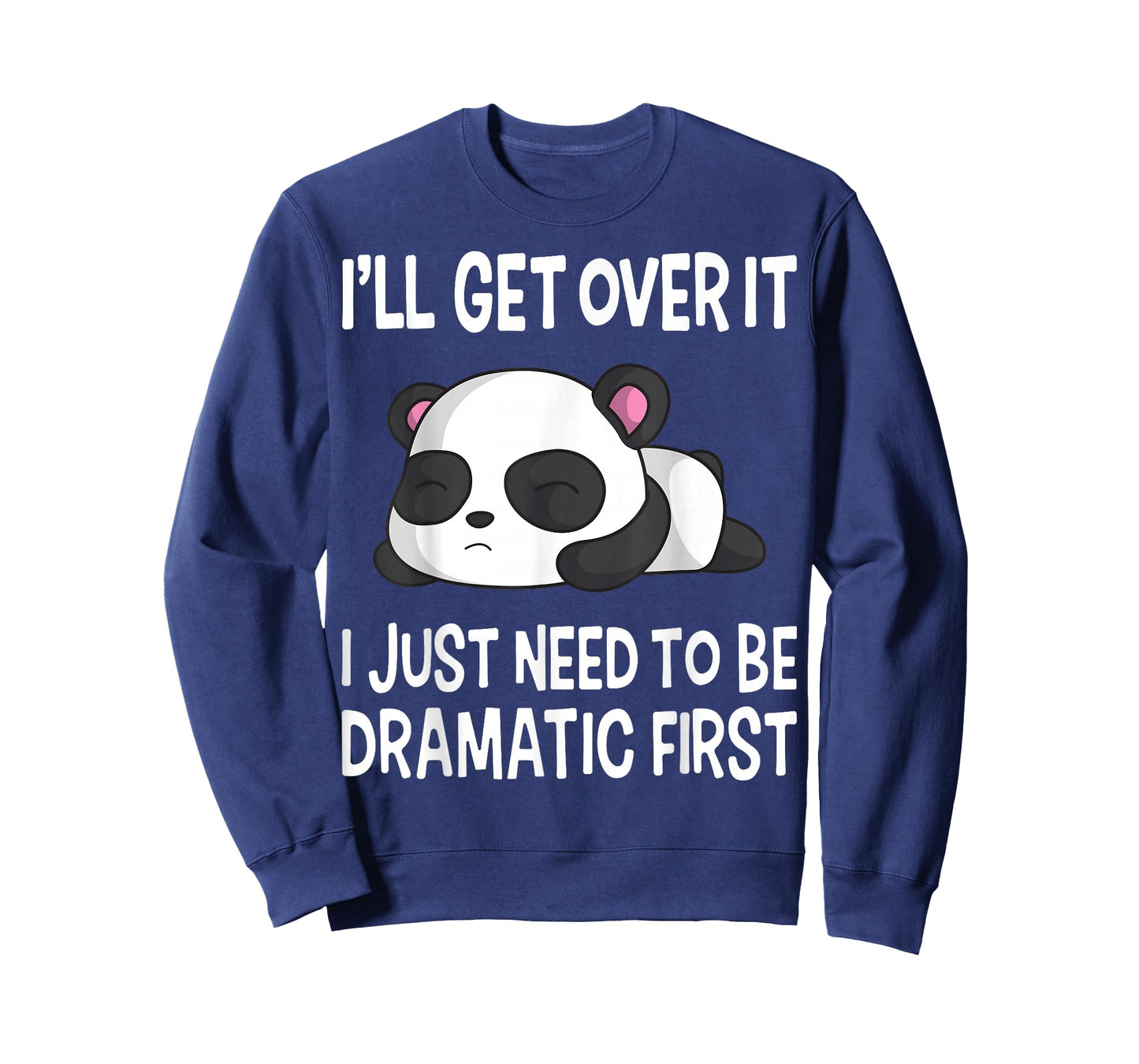 Funny Dramatic Panda Kawaii Bear Face Anime Lovers T-Shirt