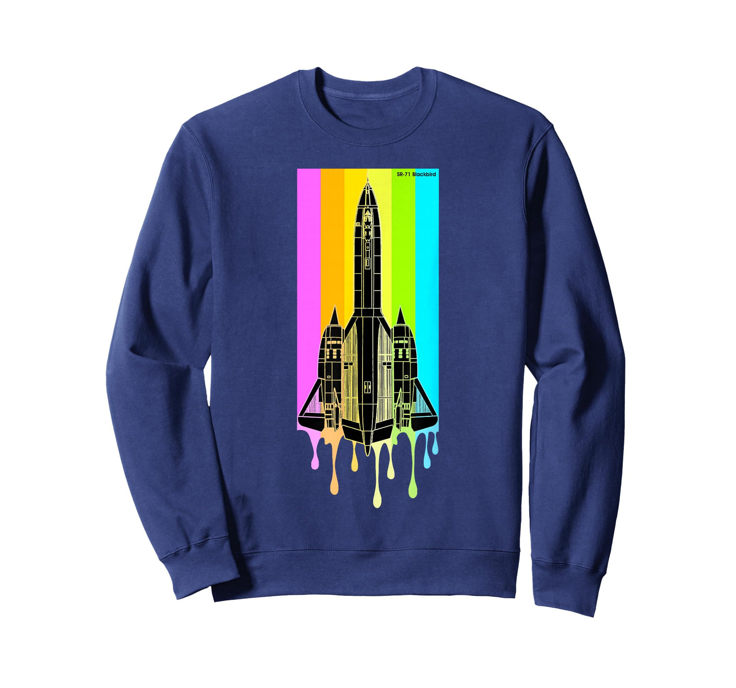 SR-71 Blackbird Vintage SR71 Aircraft Graphic Design T-Shirt
