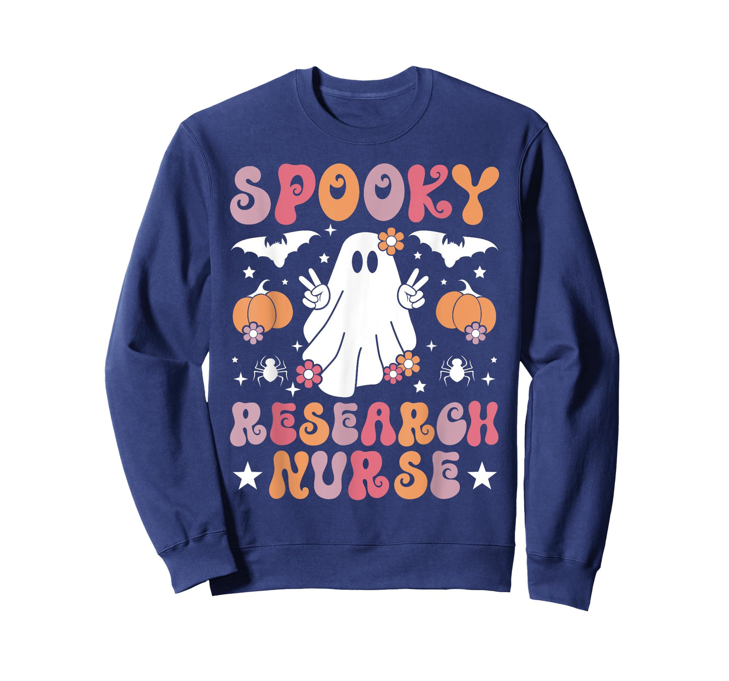 Spooky Research Nurse Halloween Research Nursing T-Shirt