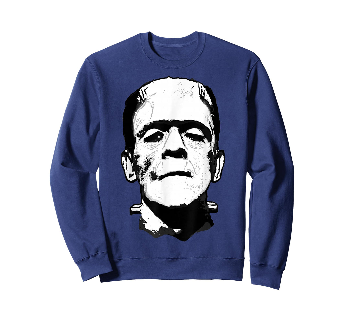 Halloween Frankenstein Monster Black and White T-Shirt