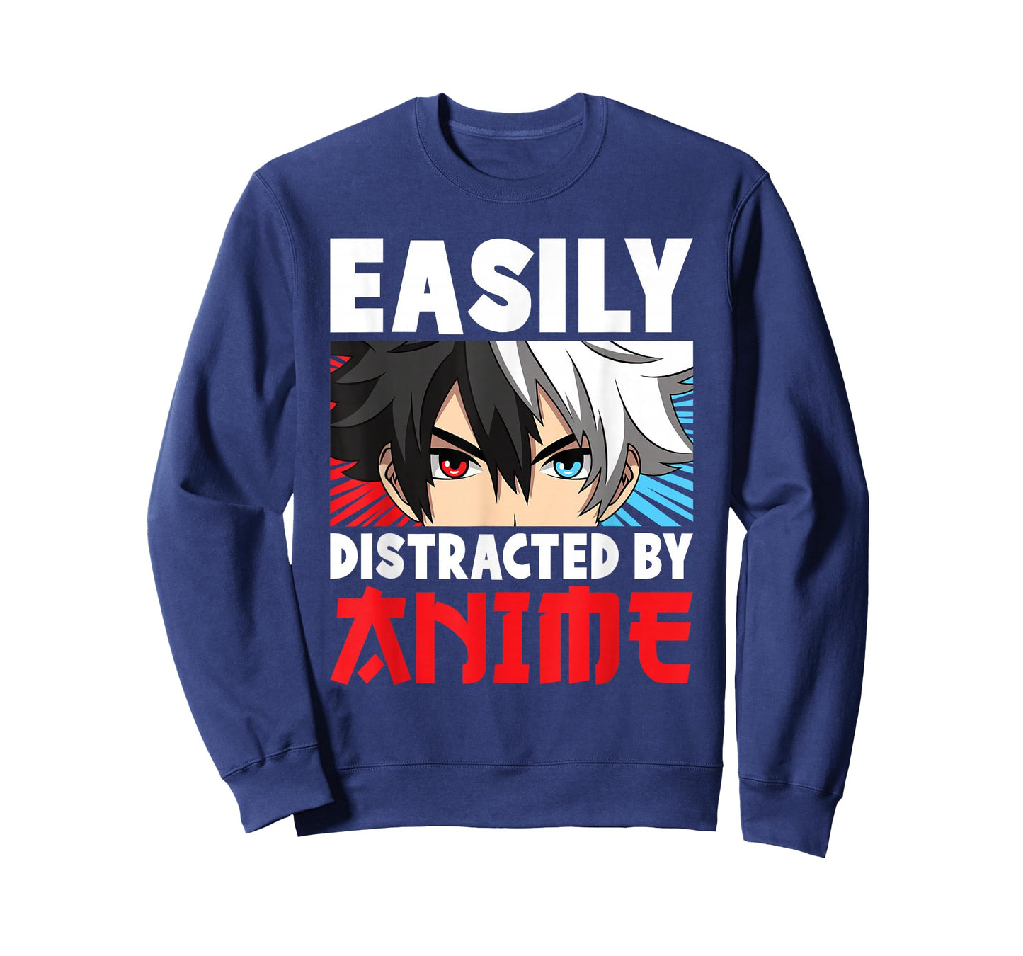 Easily Distracted By Anime Japanese Anime Otaku Men Boys T-Shirt