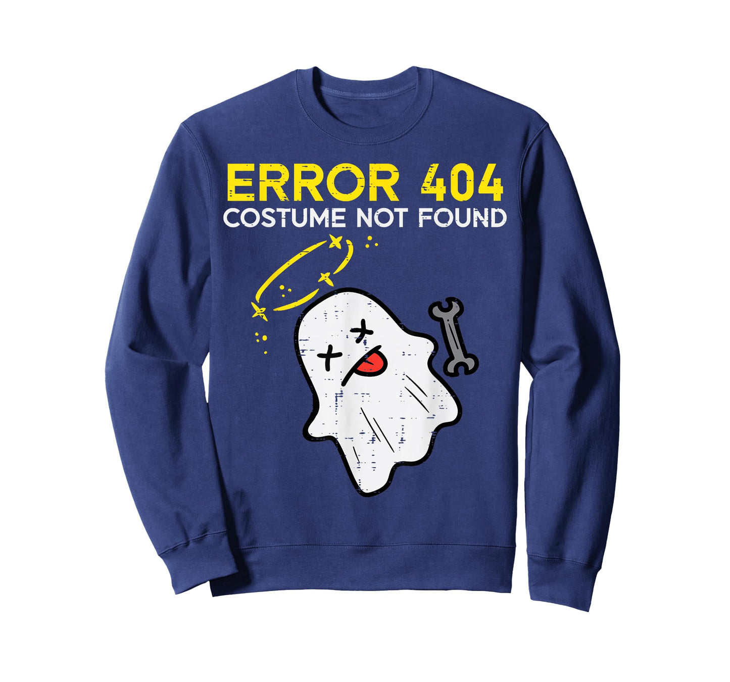 Error 404 Costume Not Found Ghost Funny Halloween Costume T-Shirt