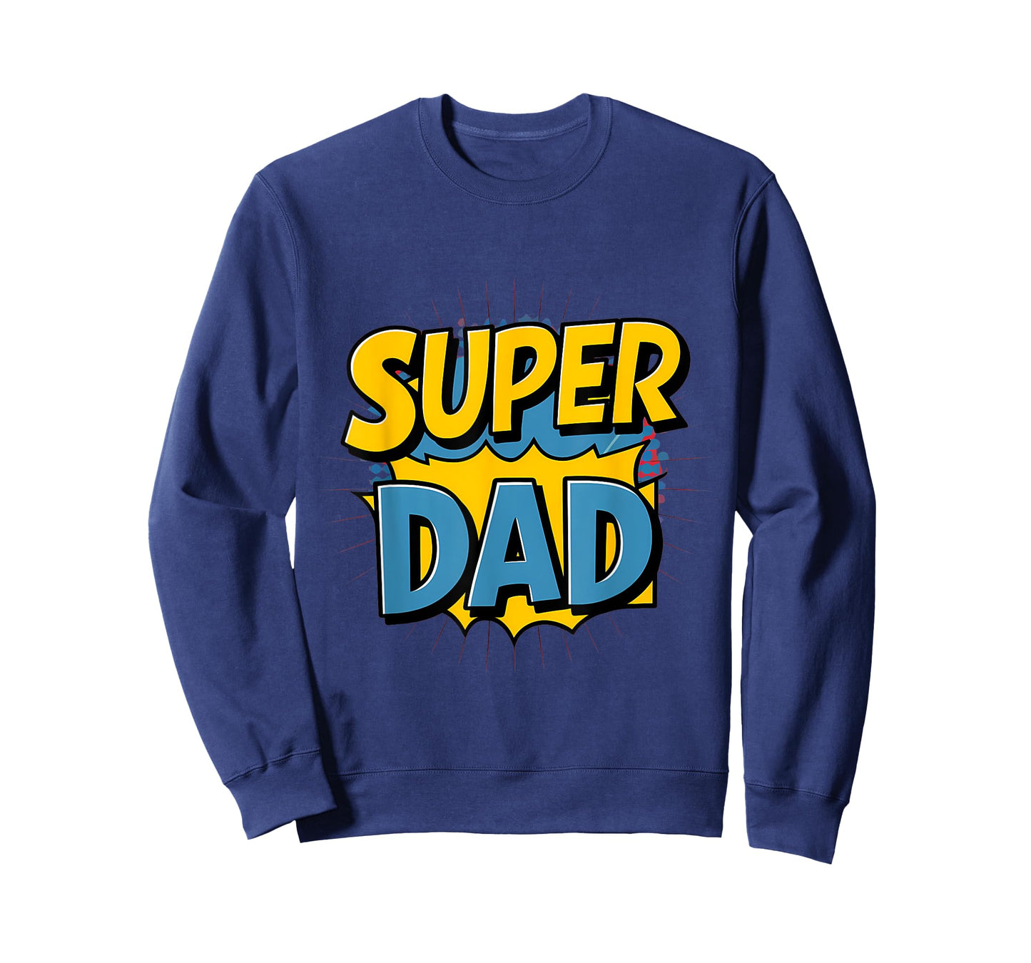 Superdad Funny Superhero Dad Design Costume for Father's Day T-Shirt