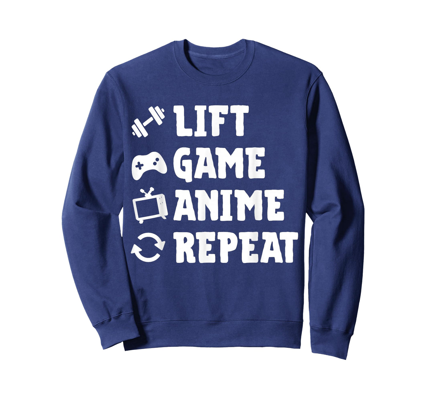 Funny Gym Lift Game Anime Repeat Gaming Anime Lover Workout T-Shirt