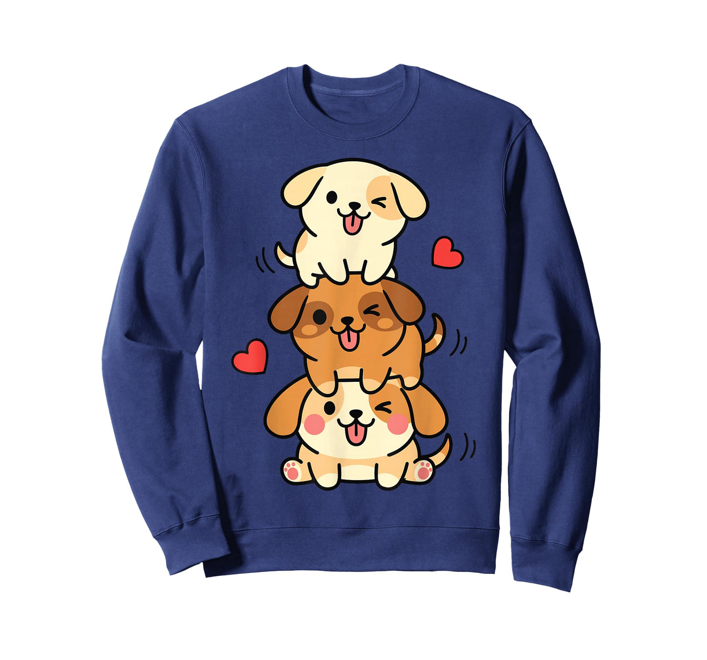 Cute Kawaii Puppies Graphic for Women Dog Lovers T-Shirt