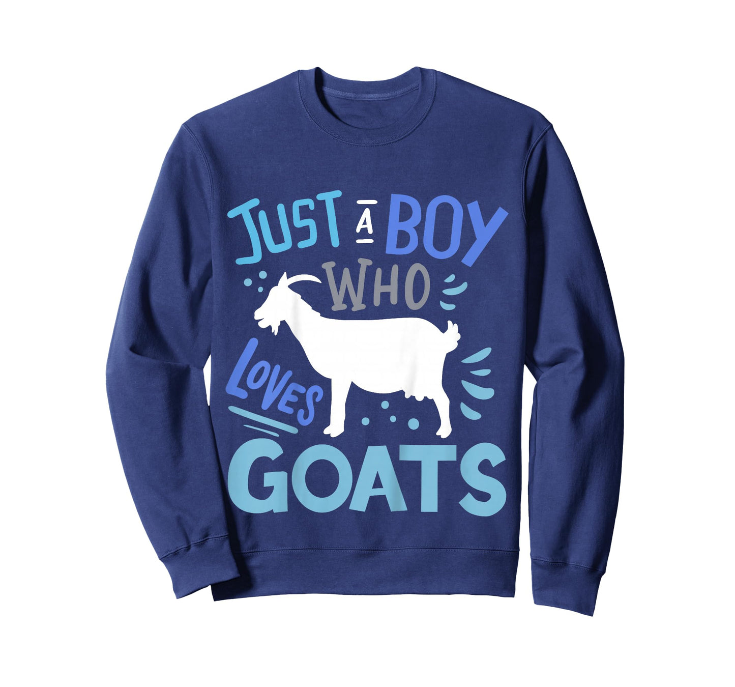 Kids Goat Just A Boy Who Loves Goats Gift T-Shirt