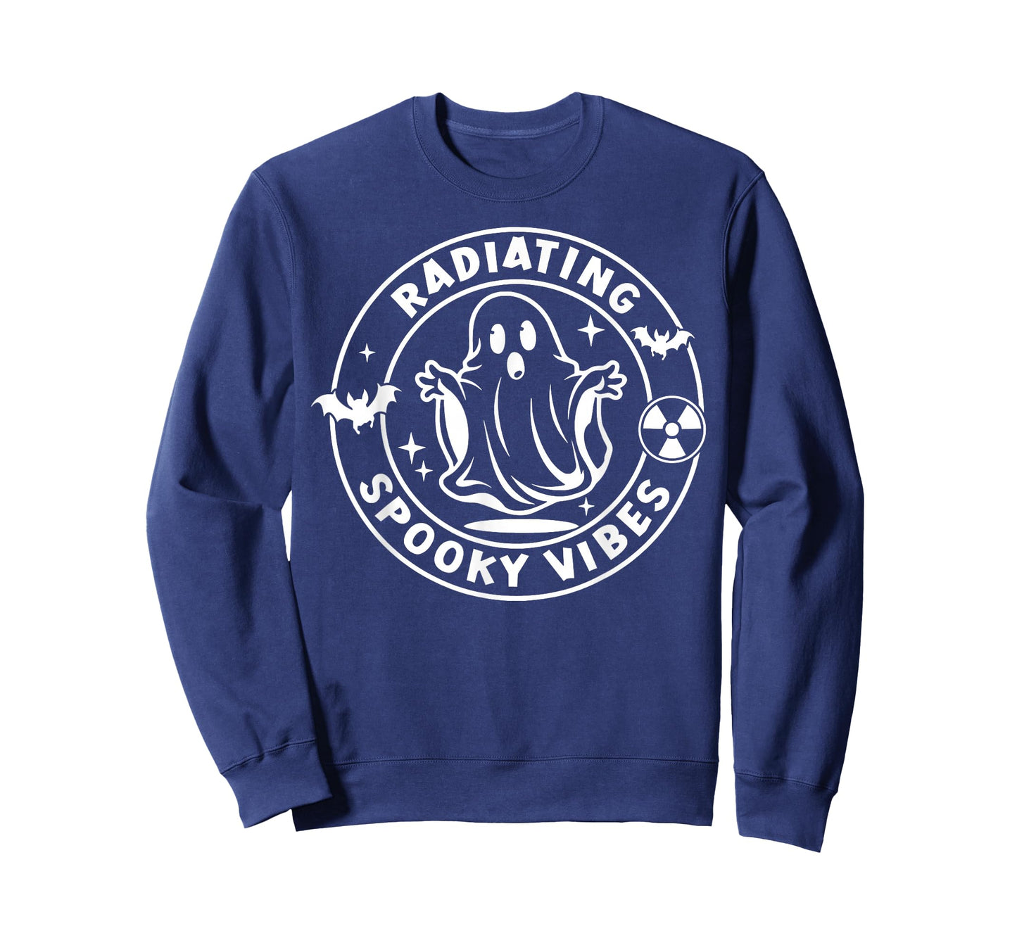 Radiating Spooky Viber Ghost Halloween Radiation Therapist T-Shirt