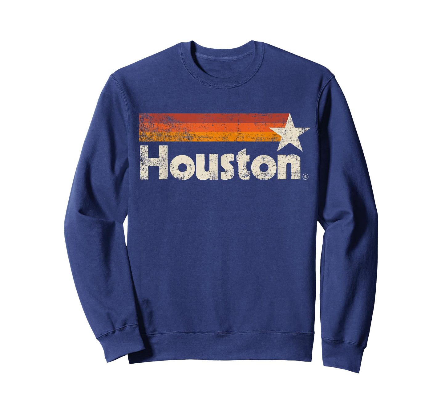 Houston Texas Vintage Houston Stripes Strong Old 70s 80s 90s T-Shirt