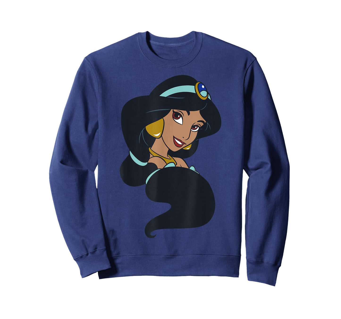 Disney Aladdin Jasmine Hair Swirl Big Portrait T-Shirt