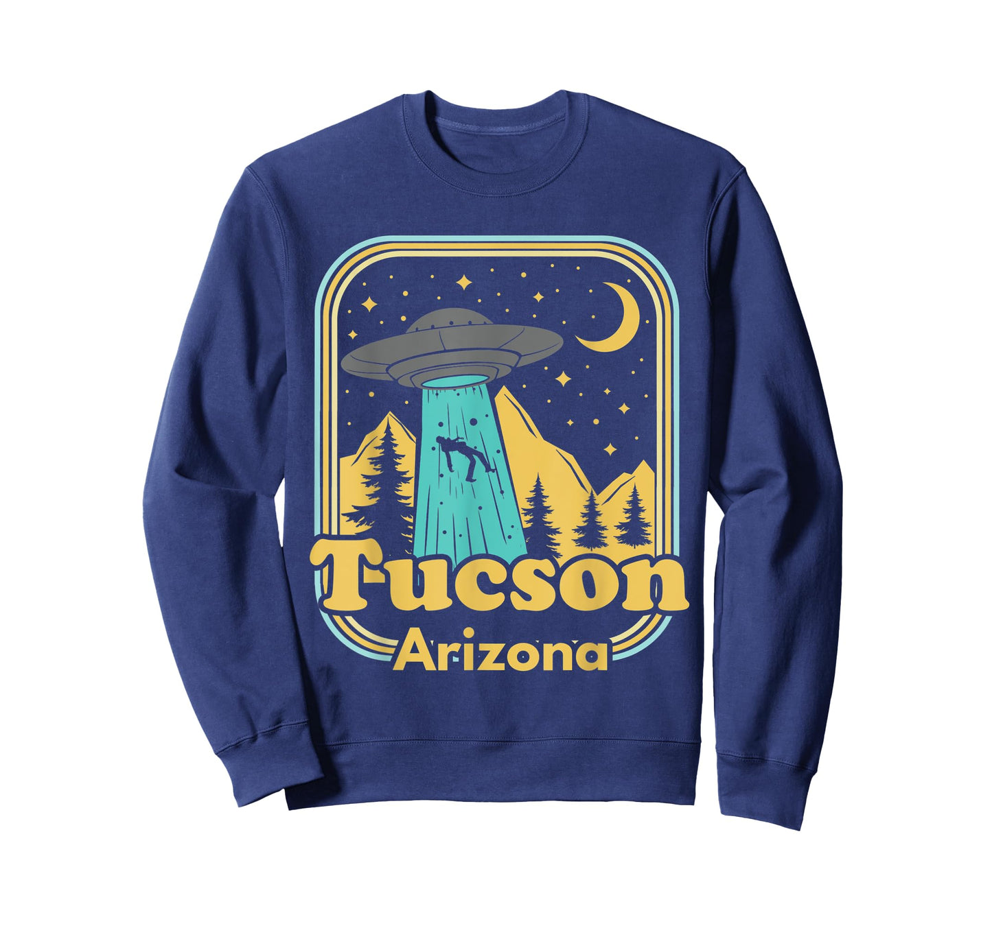 Tucson Arizona UFO Alien Hunter Ironic 80s State Pride T-Shirt