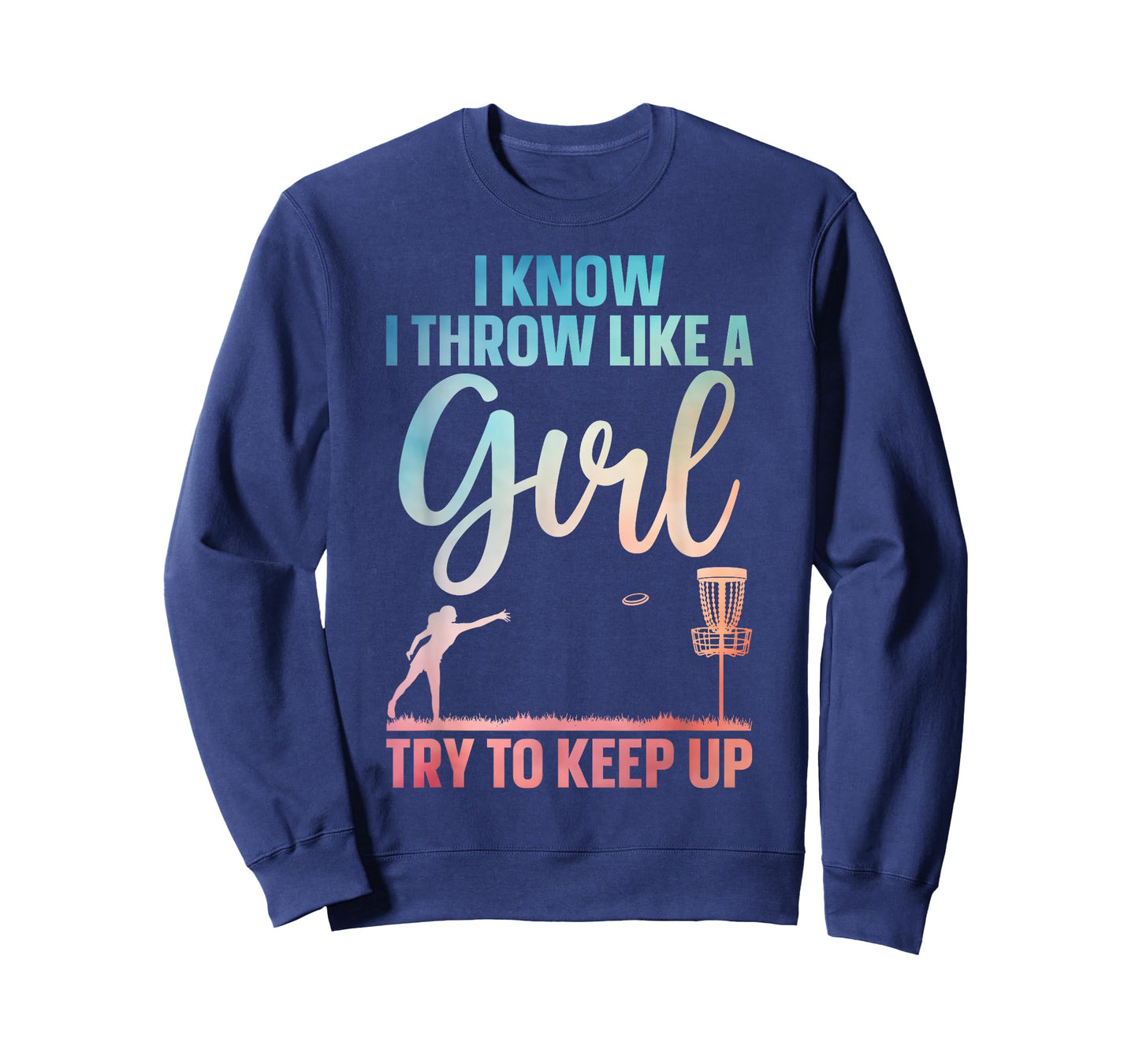 Funny Disc Golf Design For Girl Women Disc Golf Lover T-Shirt